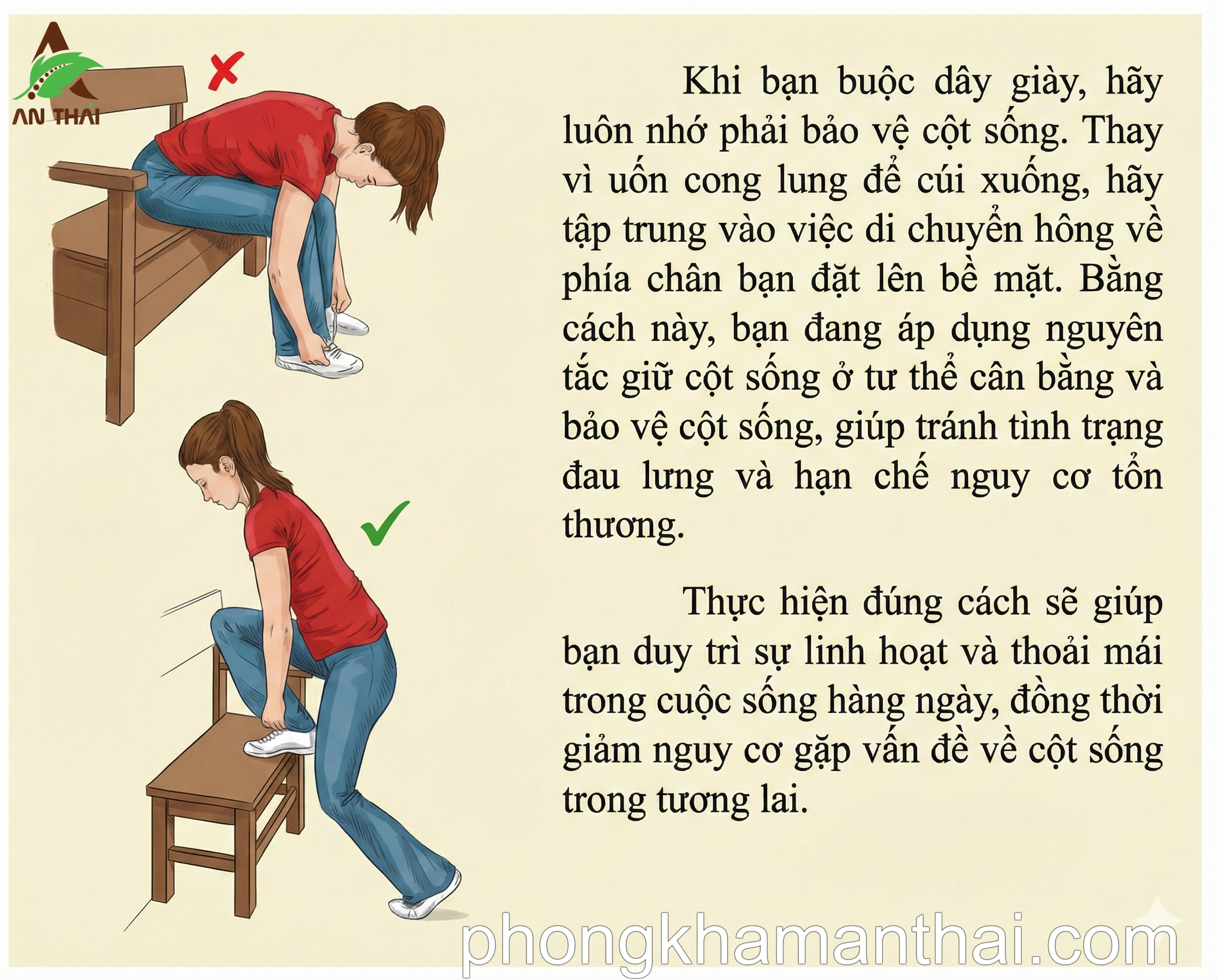 Buộc dây giày đúng cách