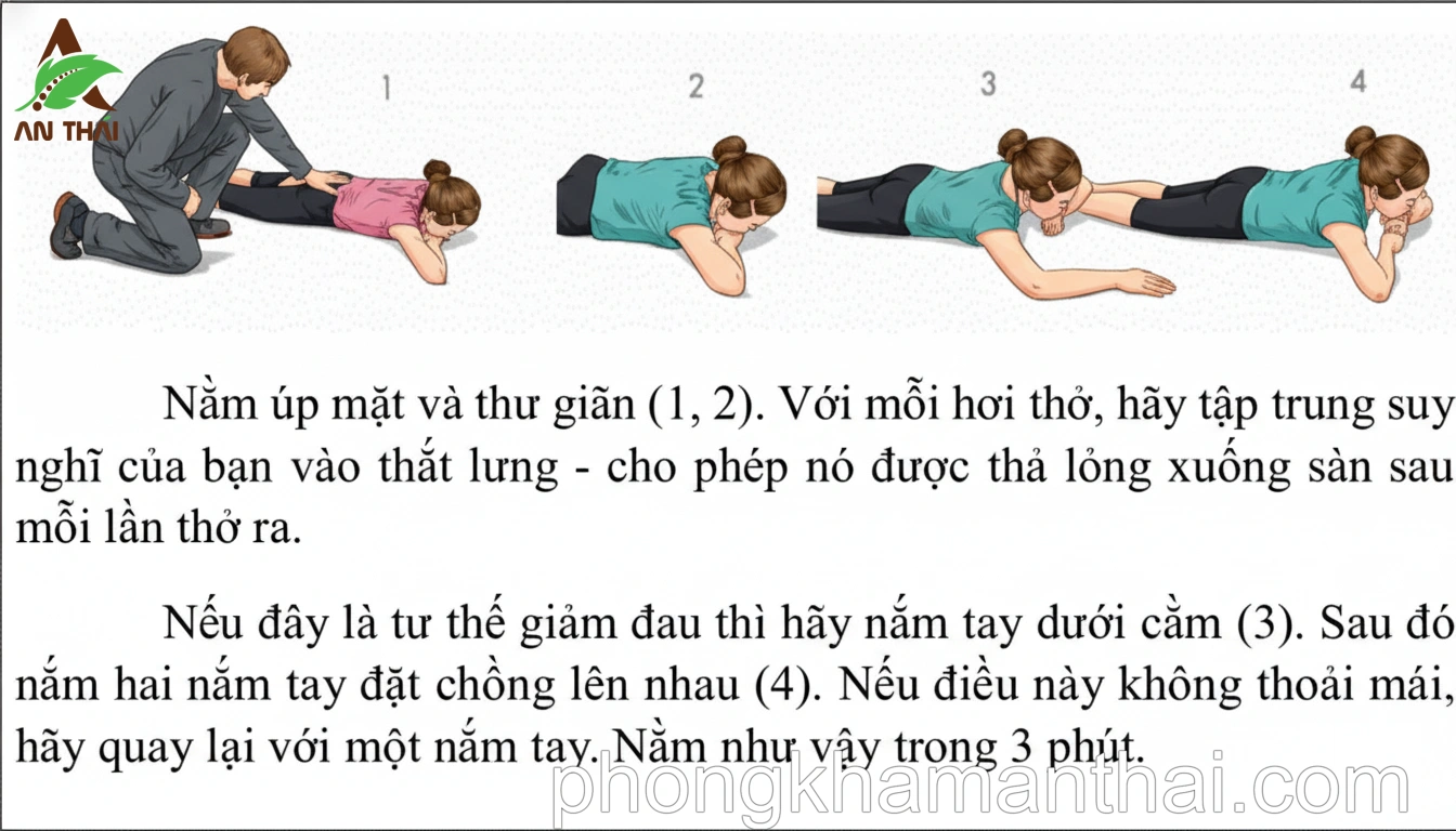 Tư thế nằm không đau