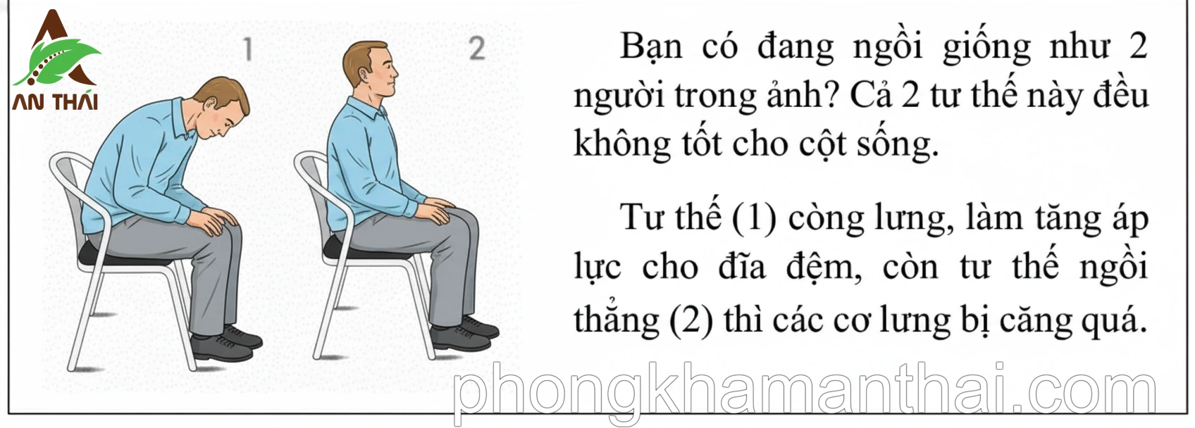 Tư thế ngồi không đau 1